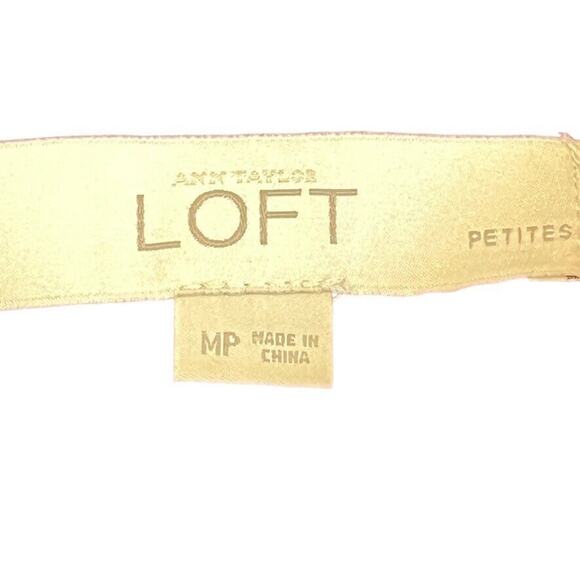 Ann Taylor Loft Petites Womens Purple Ruffle Sleeveless Casual Mini Dress sz M P - Picture 16 of 16